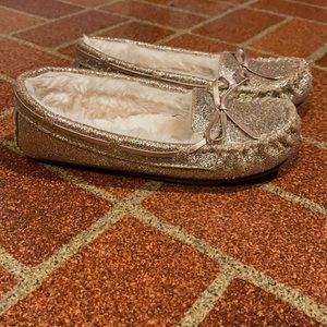 Little girls slip on shoes